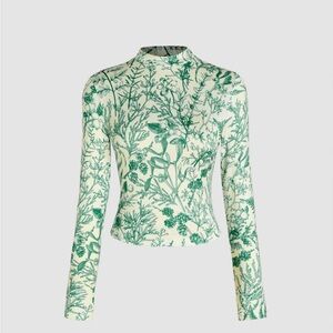 Cider Floral Print Long Sleeve Top